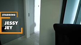 hey jessy jey fucks you hard in pov for debt relief