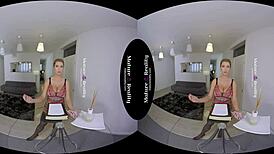 Busty Collects Rent with POV Blowjob