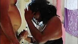 tall busty bbw moans loudly while giving head on my phone part 2 😩💦