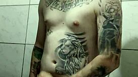 Hey, were you cumming in the shower on video call?