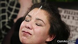 Cumshot On Her Face!