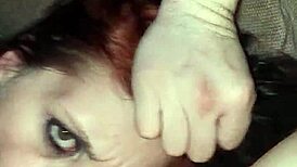 Hott Cheyann Delivers Sloppy Blowjob in Sexy Lingerie