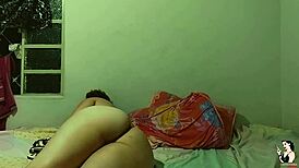 i masturbate after shower, feeling huge with my large breast, homemade latina style