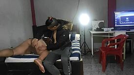 Neighbor Venezuelan Gordibuena Pays Favor With Cheating Doggystyle Fuck