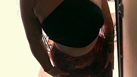 Fucking Horny Neighbor Outdoors