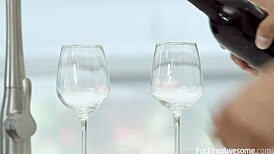 Olivia Nova's Shaved Teen Pussy Gets Fucked in Doggystyle by Friend After Forgetting Ex-Boyfriend.