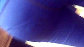 Peruvian Big Ass Model Poses in Huancayo Market