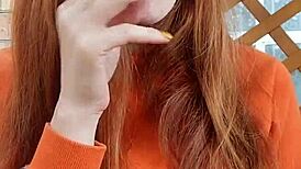 the thrill of smoking with aliceginger, feeling the warmth and relaxation