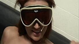 Monica Mayhem gives double handjob and licks cum 😏