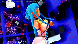 Watch the half-naked girl dance