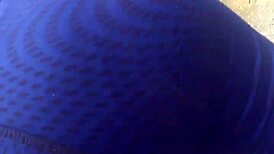 Peruvian Big Ass Model Poses in Huancayo Market