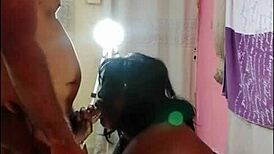 tall busty bbw moans loudly while giving head on my phone part 2 😩💦