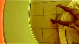 Old milf prostitute takes double penetration in group swing