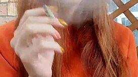 the thrill of smoking with aliceginger, feeling the warmth and relaxation