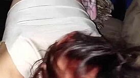 Hott Cheyann Delivers Sloppy Blowjob in Sexy Lingerie