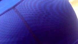 Peruvian Big Ass Model Poses in Huancayo Market