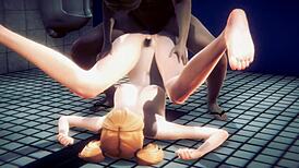 Hentai Uncensored 3D - Ger Anal Creampie