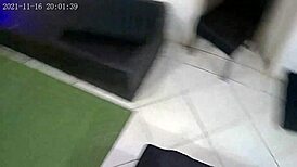 Latina amatöörit hullu Santa-fetissillä kauppakeskuksessa