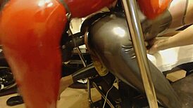 huge strapon pounding in homemade bdsm amateur session