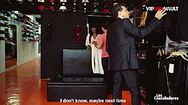 Sexy babe Noe Milk gets jizz-filled mouth after nasty threesome