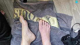 close up foot worship