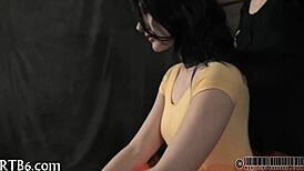 Free bondage scene with tight ropes