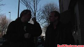 Dutch Prostitute Boldly Entertains Tourist with Intense Creampie