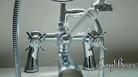 Submissive brunette Tiffany Doll blows her BDSM master and gets pussy nailed. 😈💦