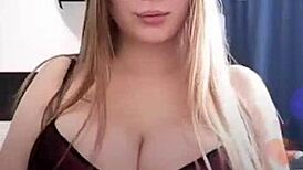 Lucy showcases big boobs on IGTV