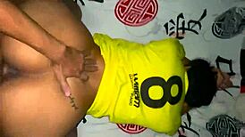 Watch me fuck my ex's ebony friends in bondage and doggystyle, ending with anal cumshots