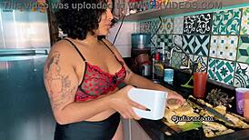 I watch Juliana Coxta getting slapped and fucked doggystyle in the motel