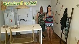 Wow! Vitoria Beatriz gives amazing anal and oral finish!