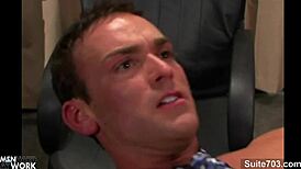 Watch these naughty gays lick and fuck asses at work!