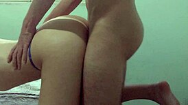 Hot Brazilian couple reaches orgasm in passionate encounter.