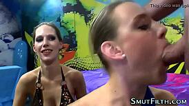 Kinky skank begs, Gimme all that cum to swallow!