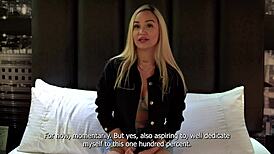 isabella rosse shows her sensual side in first casting oops