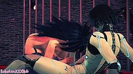 hero midnight gets fucked by joytoys in close-up doggystyle deepthroat cumshot