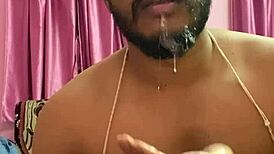 sloppy deepthroat solo boy with cumshot