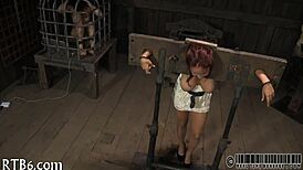 Zealous ass whipping contrasts with the sweetheart's sweet demeanor in usa