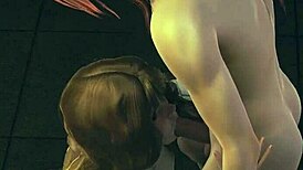 Dans ce hentai 3D sans censure, futanari hermi domine avec du sexe dur, pipes et léchouilles sur Asiatiques