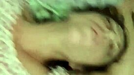 blonde spanish pussy filled with cum after intense fuck 😈
