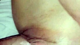 blonde spanish pussy filled with cum after intense fuck 😈