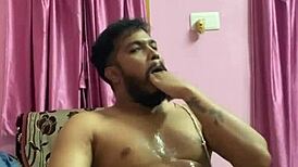 sloppy deepthroat solo boy with cumshot
