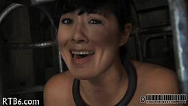 Zealous ass whipping contrasts with the sweetheart's sweet demeanor in usa