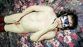 Naughty Elf In Stockings Teases With Horny Solo Masturbation Roleplay