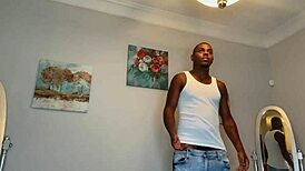 Ebony Babe Takes Big Black Cock Deep