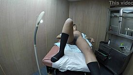 Dayanara's pregnant breast exam gets wild in hospital! Can't believe this ebony babe! 😍