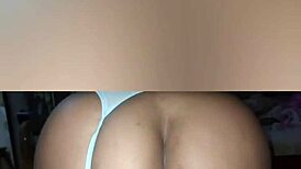 I let the neighbor fuck my sexy latina pussy before my husband came back, oh shit!