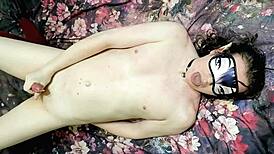 Naughty Elf In Stockings Teases With Horny Solo Masturbation Roleplay