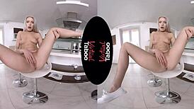 virtual taboo unfolds with a wild blonde pov